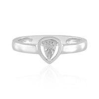 Bague en argent et Diamant I2 (J)