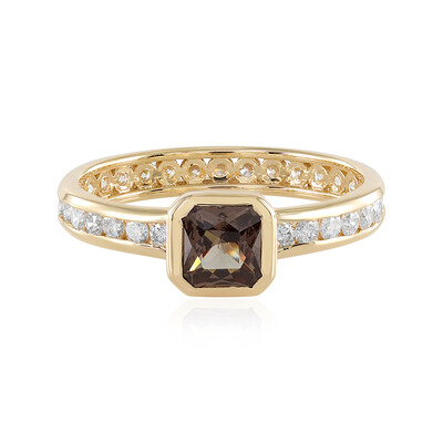 Bague en or et Grenat à couleur changeante (de Melo)