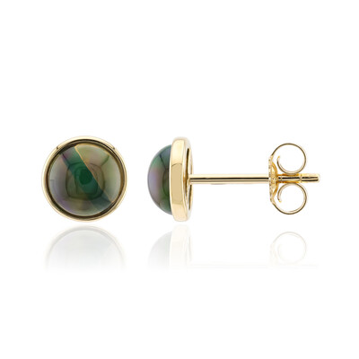 Boucles d'oreilles en or et Opale Mezezo