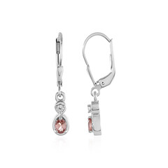 Boucles d'oreilles en argent et Grenat de Malaya