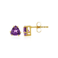 Boucles d'oreilles en argent et Améthyste du Maroc