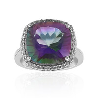 Bague en argent et Quartz mystique