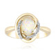 Bague en or et Opale blanche du Brésil