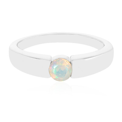 Bague en argent et Opale Welo