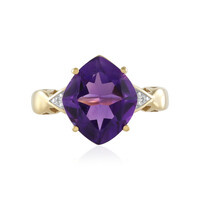 Bague en argent et Améthyste de Zambie
