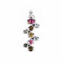 Pendentif en argent et Tourmaline