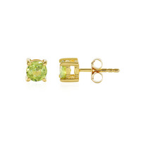 Boucles d'oreilles en argent et Sphène