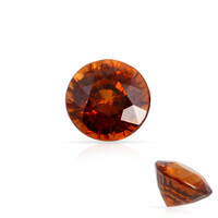  Zircon rouge du soir 2,375 ct (gemme et boîte de collection)
