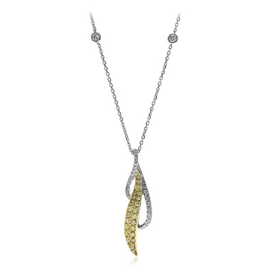 Collier en or et Diamant SI2 jaune (CIRARI)