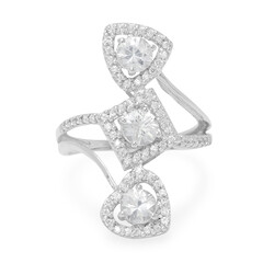 Bague en argent et Zircon