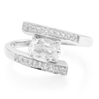 Bague en argent et Goshénite