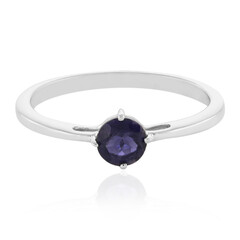 Bague en argent et Iolite