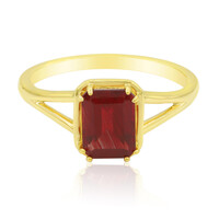 Bague en or et Tibétanite rouge (Adela Gold)