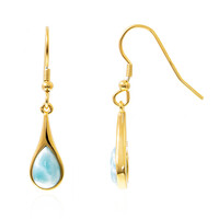 Boucles d'oreilles en argent et Larimar