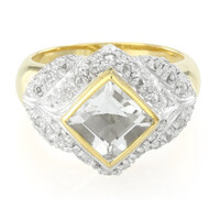 Bague en argent et Topaze Glacier