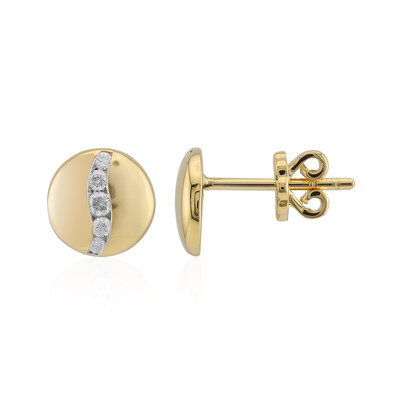 Boucles d'oreilles en or et Diamant SI1 (G) (Annette)