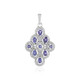 Pendentif en argent et Tanzanite