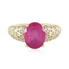 Bague en or et Saphir parme (de Melo)