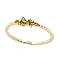 Bague en or et Diamant SI2 jaune