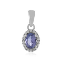 Pendentif en argent et Tanzanite