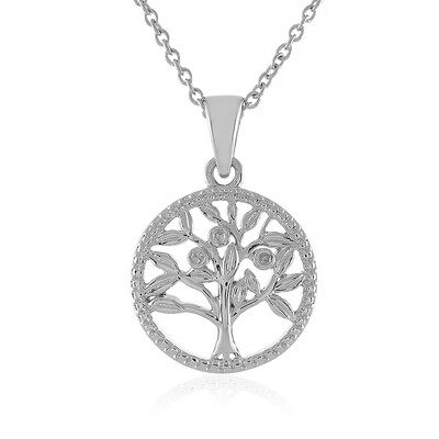 Collier en argent et Diamant I4 (J)