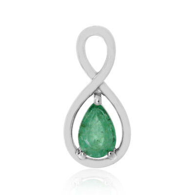 Pendentif en argent et Emeraude de Socoto