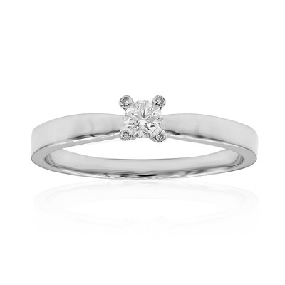 Bague en platine et Diamant SI2 (G)