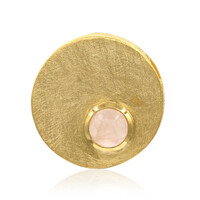 Pendentif en argent et Quartz rose