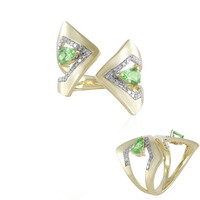 Bague en or et Grenat Tsavorite (de Melo)