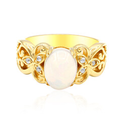 Bague en argent et Opale Welo
