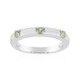 Bague en argent et Saphir vert de Tuléar  (Pallanova)