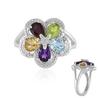 Bague en argent et Améthyste de Zambie