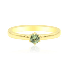 Bague en or et Grenat Démantoïde de Madagascar (John Ferry)