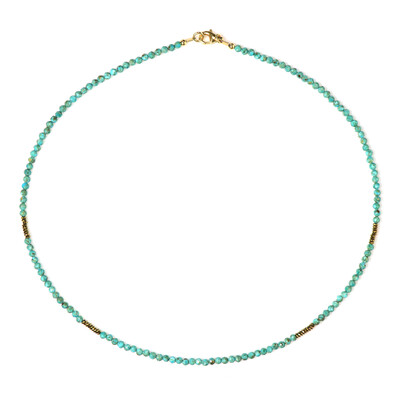 Collier en argent et Turquoise arizona (Riya)