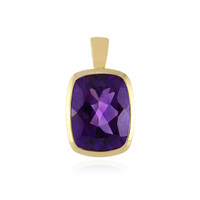 Pendentif en argent et Améthyste de Sibérie