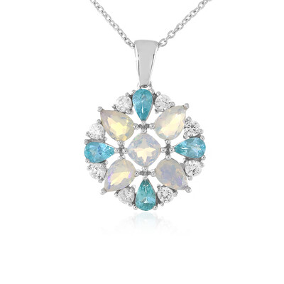 Collier en argent et Opale Welo