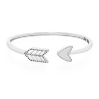 Bracelet en argent et Diamant champagne