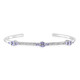 Bracelet en argent et Tanzanite