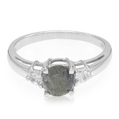 Bague en argent et Spectrolite