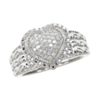 Bague en argent et Diamant