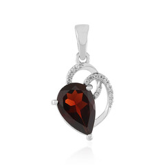 Pendentif en argent et Grenat du Mozambique