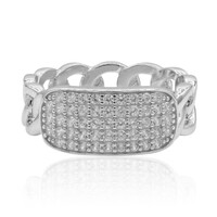 Bague en argent et Zircon