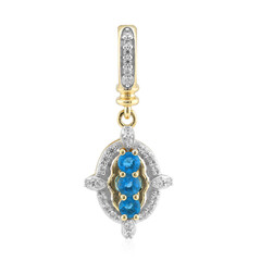Pendentif en or et Haüyne