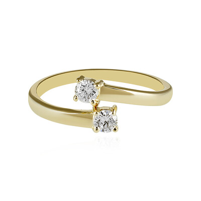 Bague en or et Diamant Flawless (F) (LUCENT DIAMONDS)