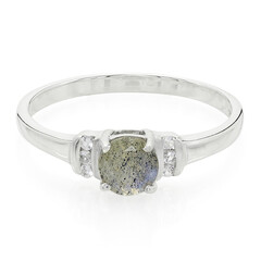Bague en argent et Spectrolite