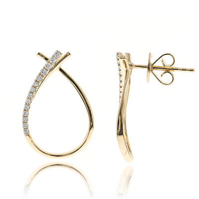 Boucles d'oreilles en or et Diamant I1 (H) (CIRARI)