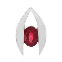 Pendentif en argent et Rubis de Madagascar