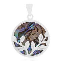 Pendentif en argent et Coquillage d'Abalone