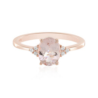 Bague en argent et Morganite