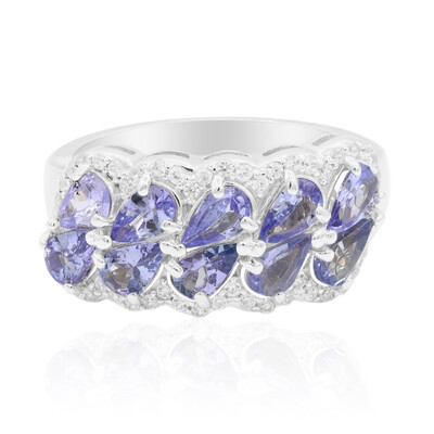 Bague en argent et Tanzanite